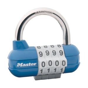 Kłódka na szyfr niebieska Masterlock 1523D