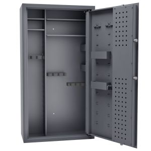Sejf na broń długą Arsenal 1263 Flex Combi S1 zamek kluczowy 2 uchwyty magnetyczne i 1 na szynie