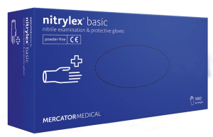 Rękawiczki ochronne nitrylowe Nitrylex® Basic 100 szt. XL