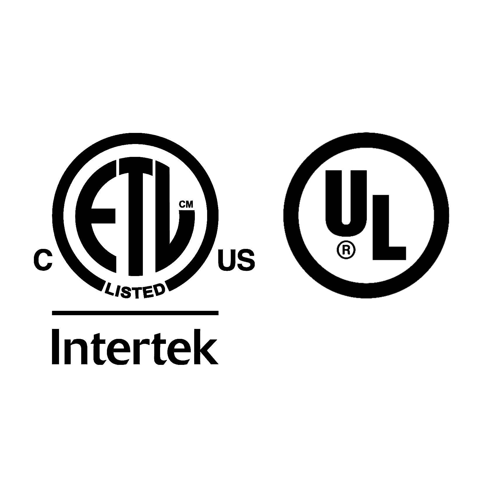 Certyfikaty ognioodporności oraz wodoodporności ETL i UL sejfu Masterlock
