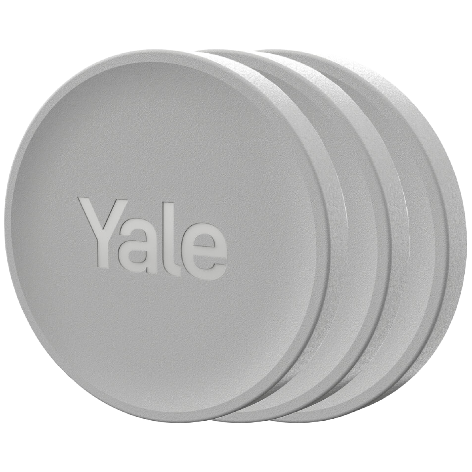 Zestaw 3 sztuk czujników NFC Yale Dot w kolorze srebrnym
