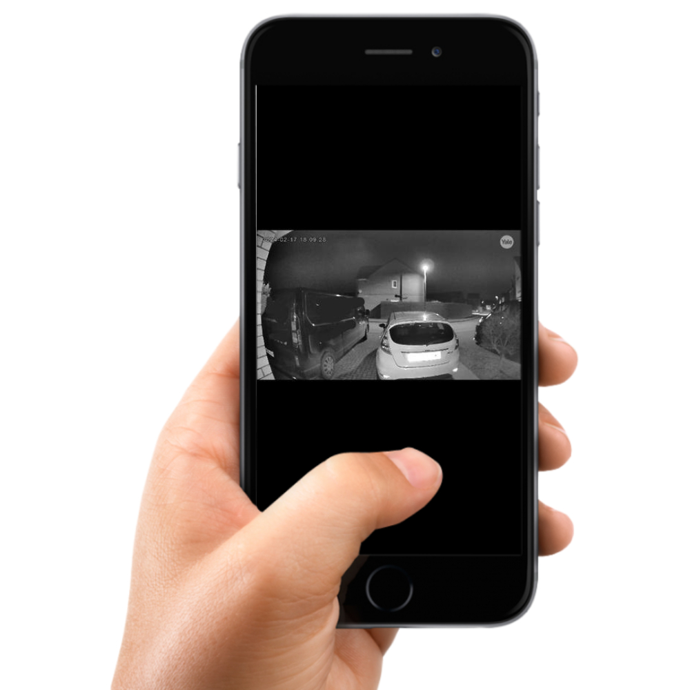 Tryb nocny w domofonie na WiFi Yale Smart Video Doorbell